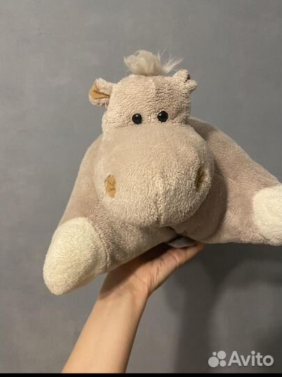 Подушка- игрушка бегемот