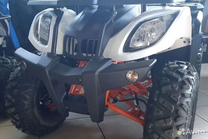 Квадроцикл Kayo Big Bull черно-белый