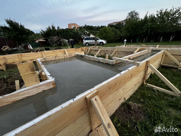 Фундамент под ключ заливка фундамента