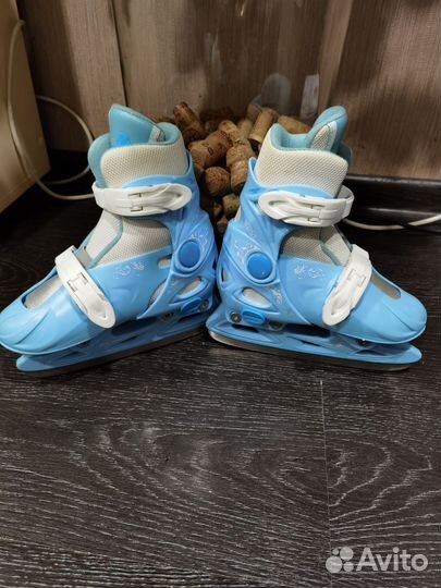 Коньки детские раздвижные 27-30р