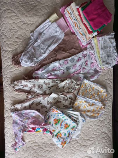 Вещи пакетом на девочку от 0 до 1 года