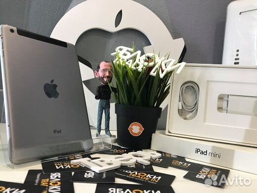 Apple iPad mini 1 64gb SIM чёрный б/у,рассрочка