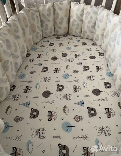 Бортики в детскую кроватку