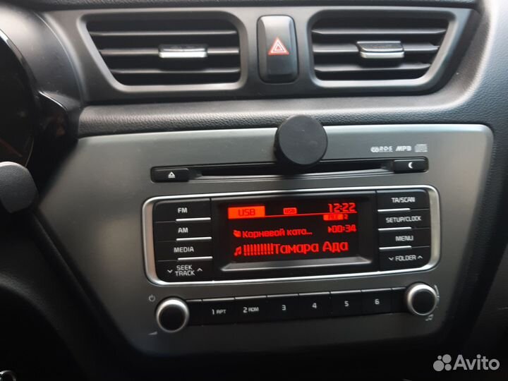 Магнитофон штатный kia рио3