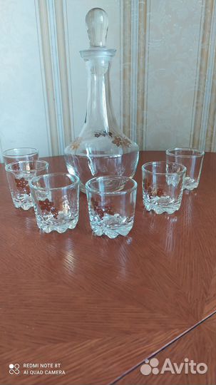Графин с рюмками СССР