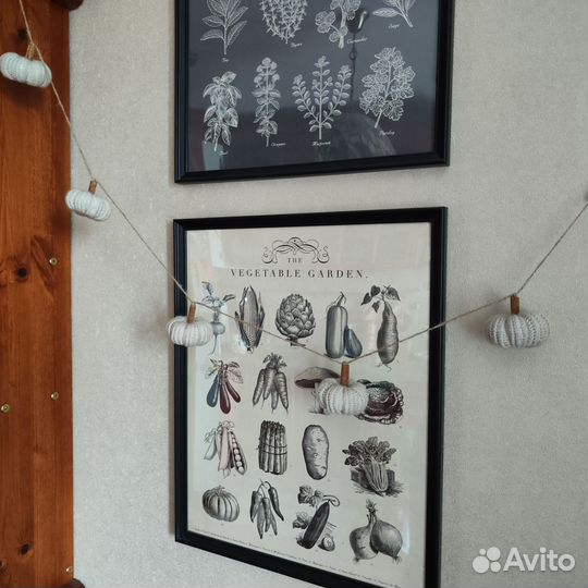 Гирлянда тыквы - 5 штук