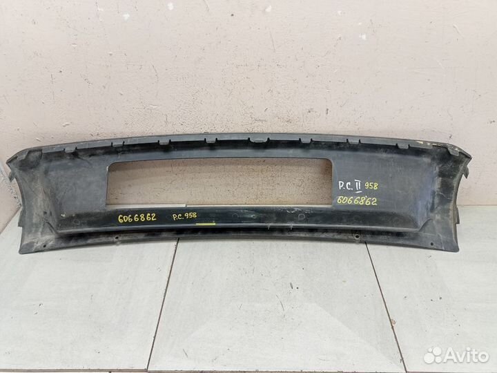 Накладка юбки заднего бампера