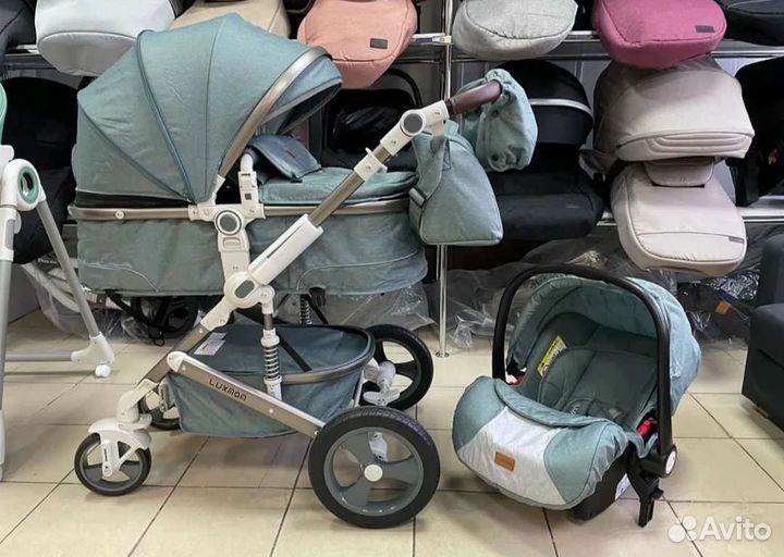 Коляска luxmom 3 в 1