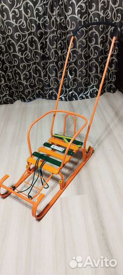 Детские санки с колесами