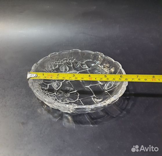 Ваза десертная стекло винтажная СССР