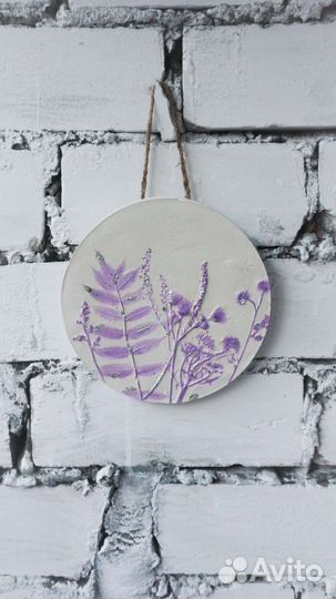 Ботанический барельеф/Гипсовое панно