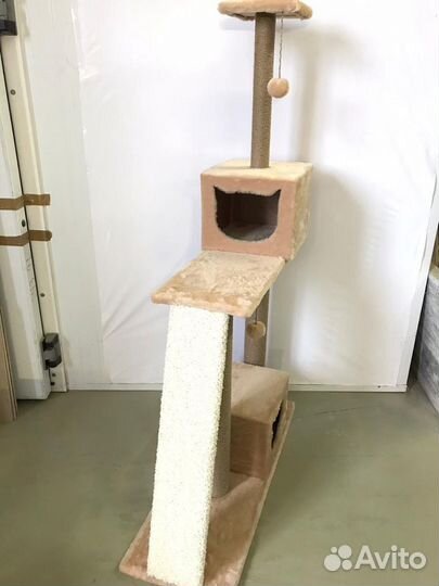 Комплекс для котиков(1.7м),с домиками и когтеточ