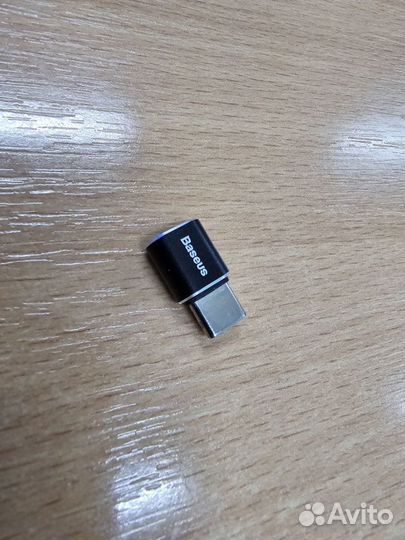 Переходник Type-C на Micro USB Baseus (черный)