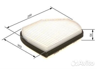 1987432001 bosch Фильтр, воздух во внутренном пространстве