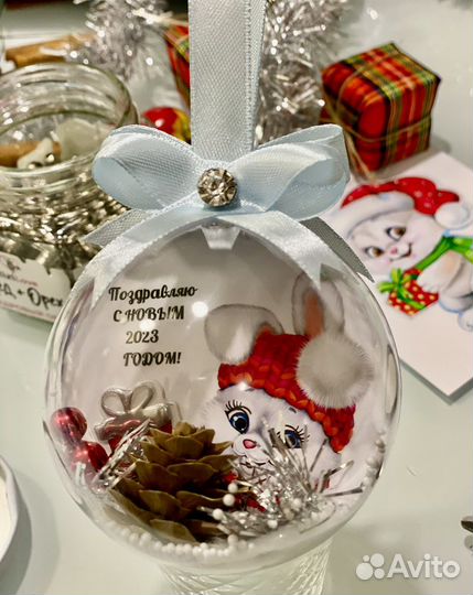 Новогодние Елочные шары с фото