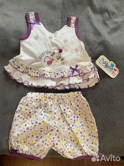Летний костюм для девочки