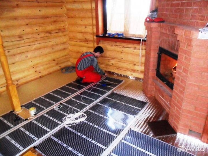 Теплый пол на огороде И даче комплект rexva 200