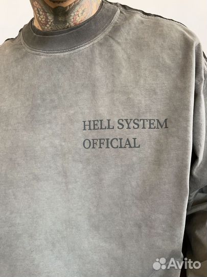 Лонгслив Hell System новый