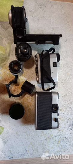 Пленочные фотоаппараты и 2 обьектива