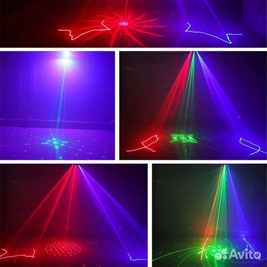 Лазерная светомузыка 3в1 YA YOU&superdj