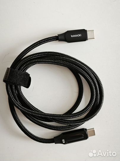 Кабель Toocki 100w USB Type-C, новый