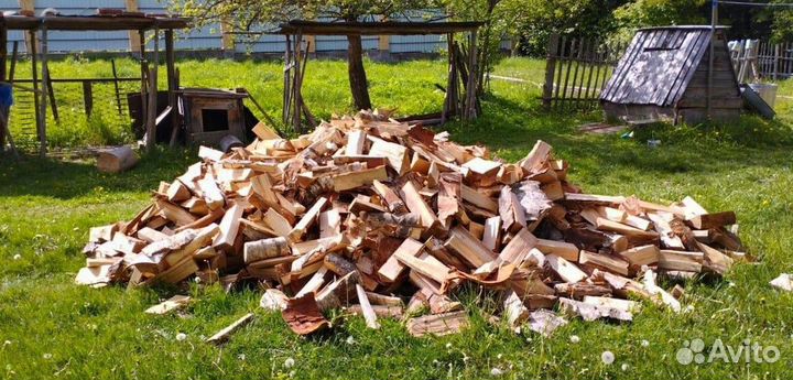 Дрова сухие навалом
