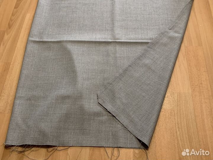 Ткань шерсть костюмная СССР серый