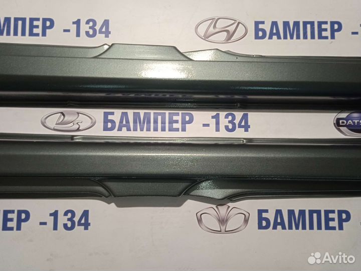 Накладки на пороги Лада Калина 1 Совиньон -650