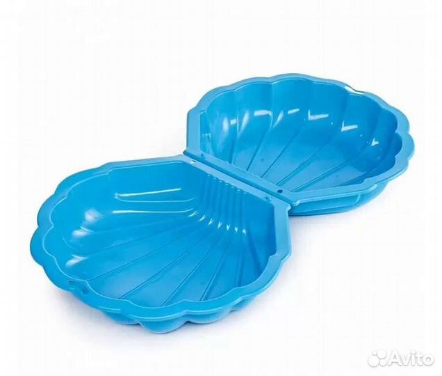 Песочница ракушка с крышкой paradiso toys maxi