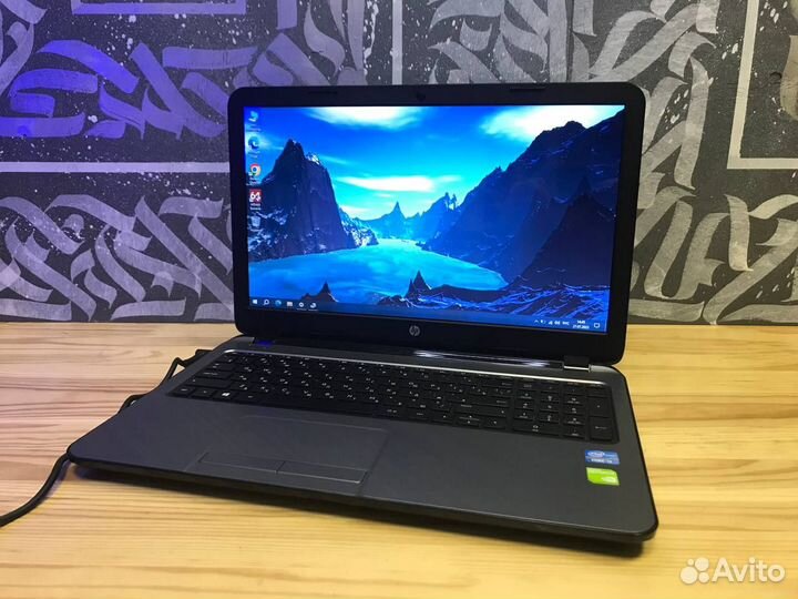 Шустрый ноутбук HP GeForce/Intel/SSD/8Gb