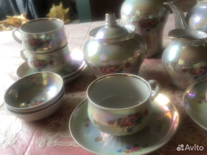 Чайный сервиз СССР дулево 22 предмета
