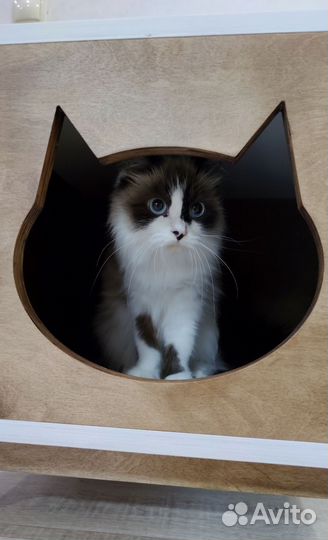 Прикроватная тумба-домик для кошки