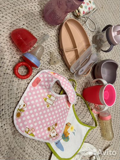 Детская посуда для кормления munchkin силиконовая