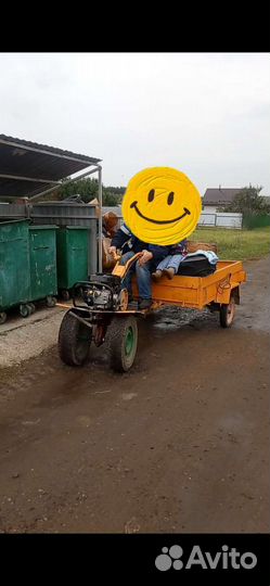 Мотоблок бу с прицепом