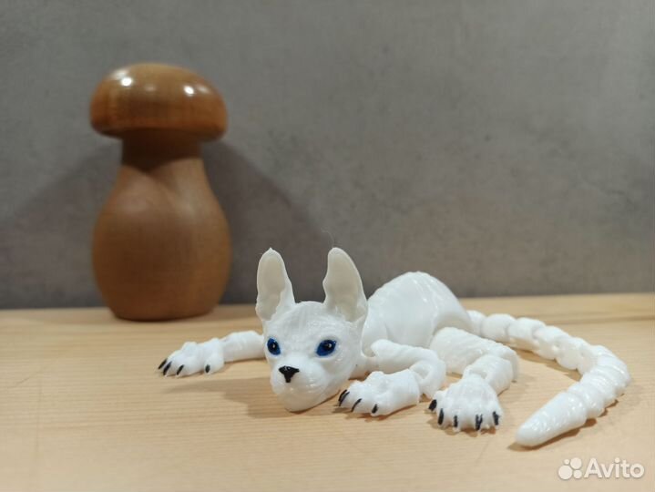 Котенок сфинкс 3D модель 17.5 см