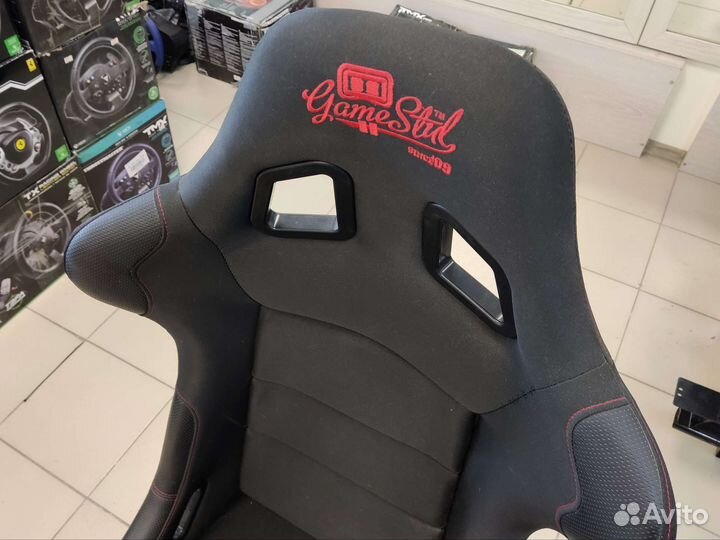 Кокпит GameStul + салазки + крепление кпп