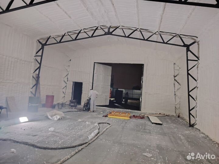 Утепление ангаров ППУ от профи