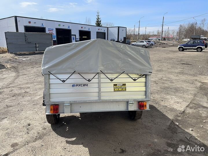 Прицеп русич 2,2х1,3 оцинкованный новый