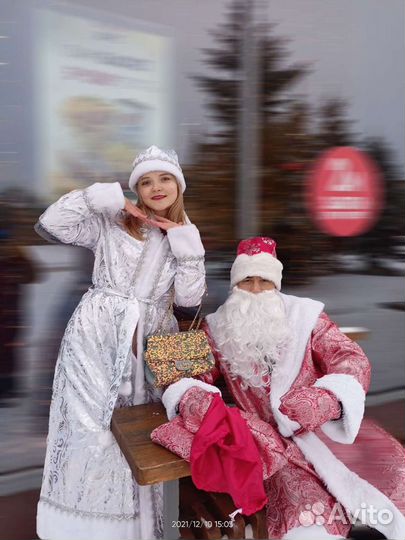 Дед мороз и снегурочка