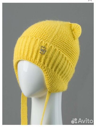 Комплект зимний - шапка и манишка, 42-44