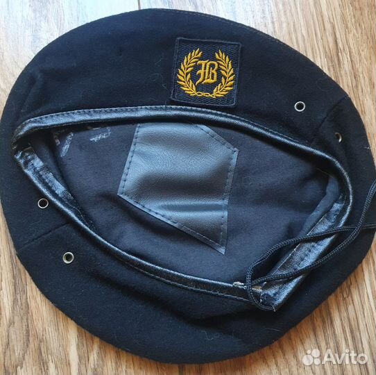Берет черный военный р.54