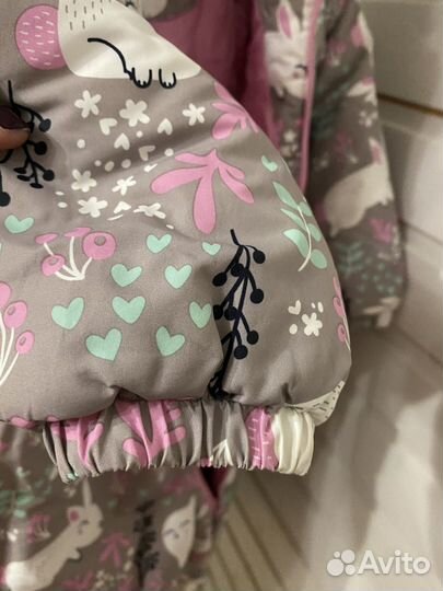 Зимний комбинезон для девочки 92