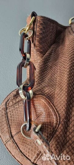 Сумка- шоппер Bally, рептилия, оригинал