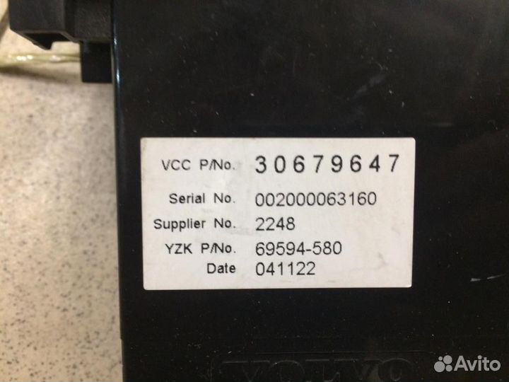 Дисплей информационный Volvo S40 2004-2012