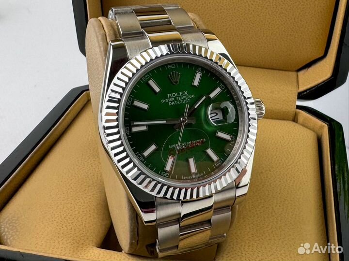 Мужские часы Rolex Datejust Oyster green