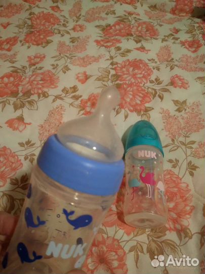 Бутылочки для кормления nuk