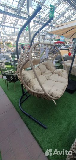 Качель подвесная двойная