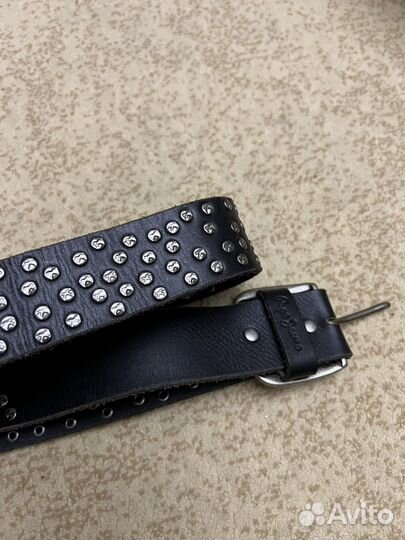 Мужской кожаный ремень ручной работы