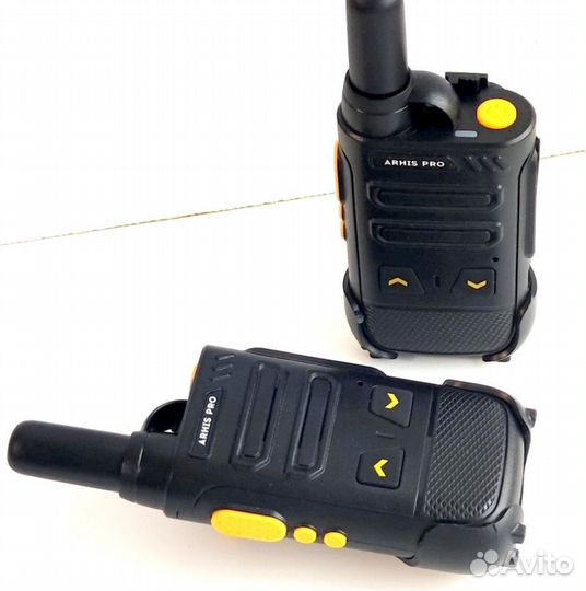 Легкая рация с наушником, комплект 2 штуки