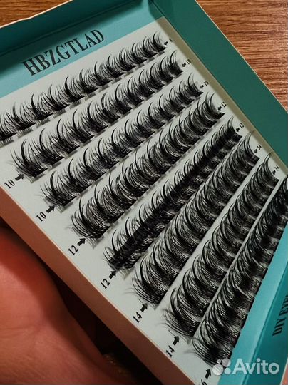 Накладные ресницы пучки 
